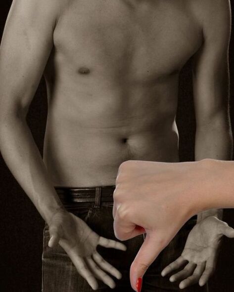 faible puissance chez les hommes